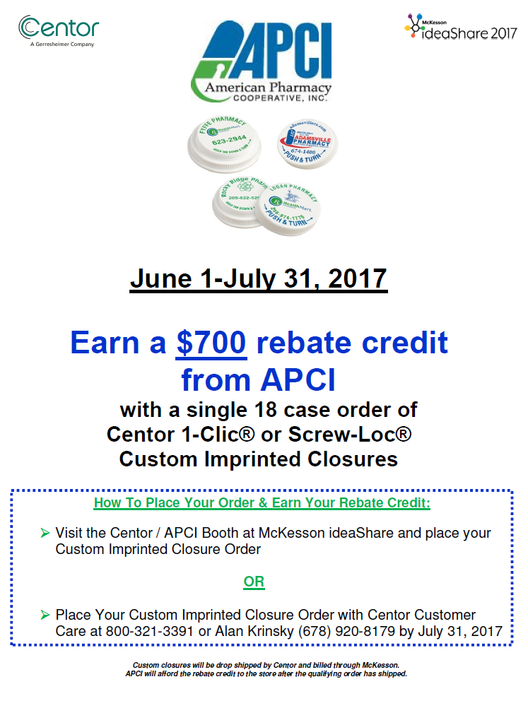 Centor promotion, July 2017