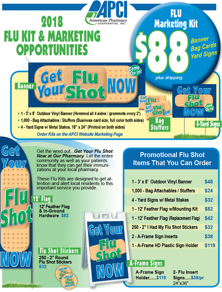 APCI Flu Immunization Marketing Materials information