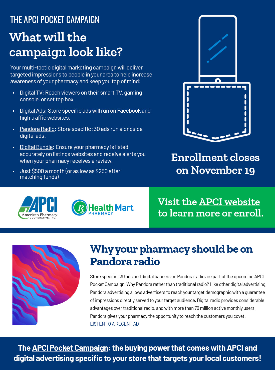 APCI Pocket Campaign digital advertising ad