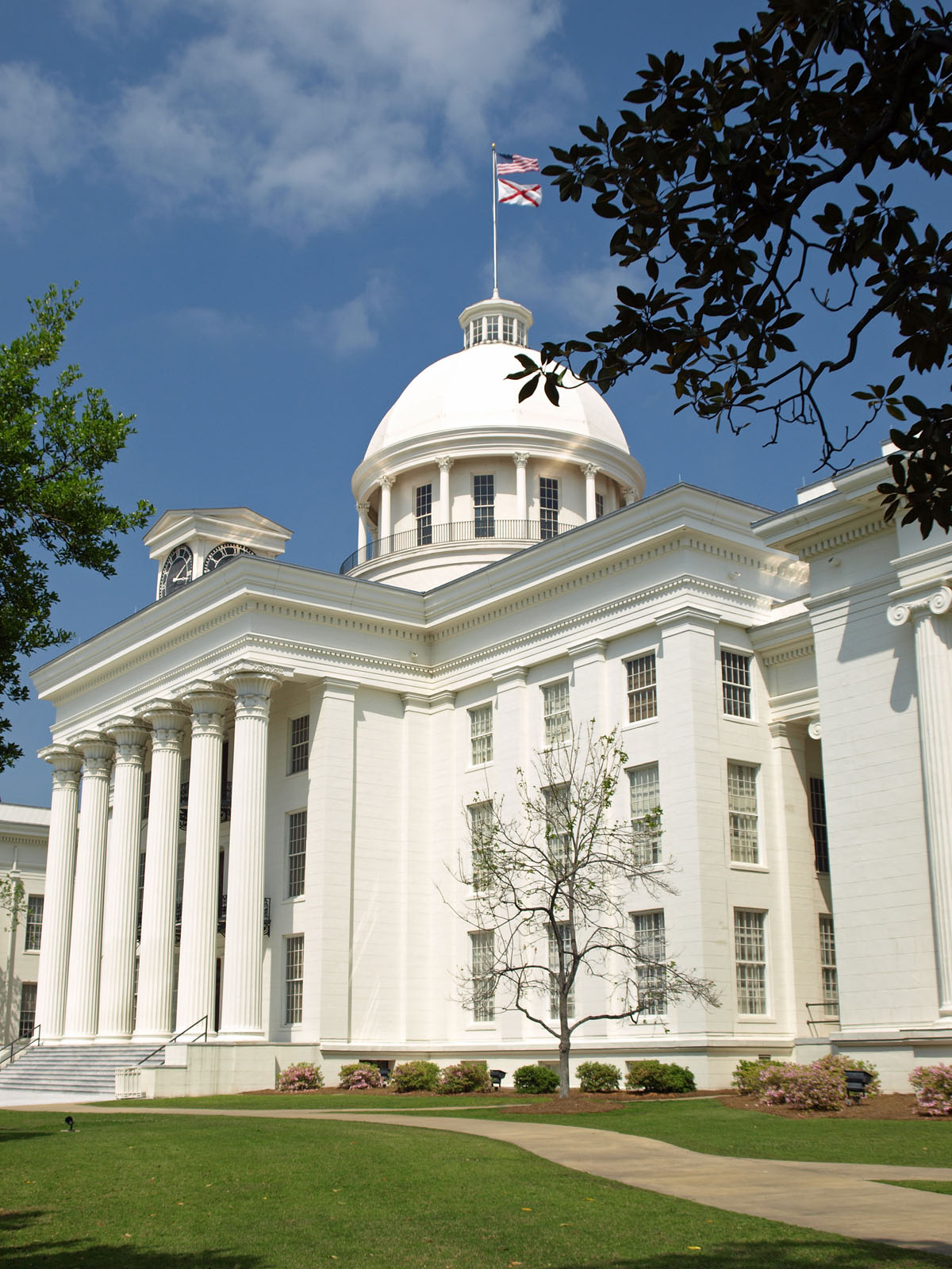 The Alabama capitol building in Montgomery