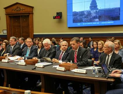 Witnesses at Congressional hearing