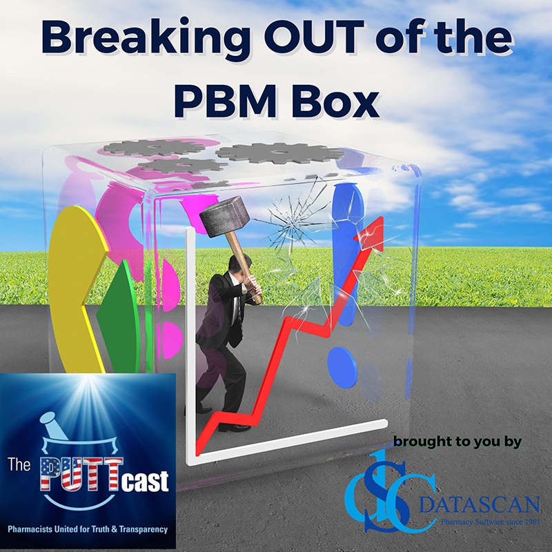 Promo art for Breaking OUT of the PBM Box podcast