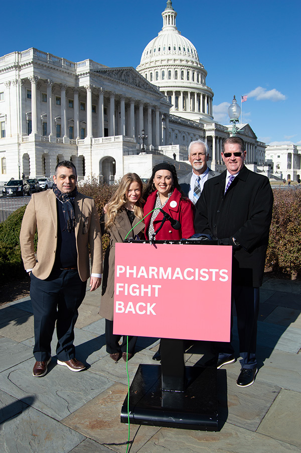 Attendees following the 'Pharmacists Fight Back Act' press conference