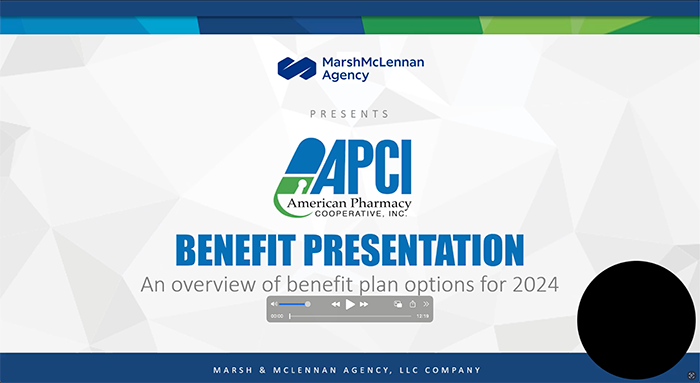Screenshot from the APCI Assocation Health Plan webinar