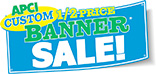 APCI Custom Banner half price sale