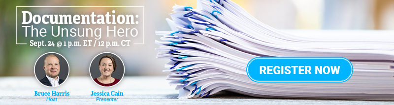 Documentation webinar banner